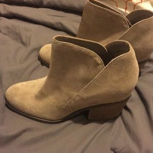 Taupe booties
